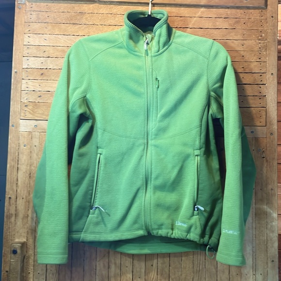 L.L. Bean - Green Zip Up Fleece - Misses Reg XS - Picture 1 of 6